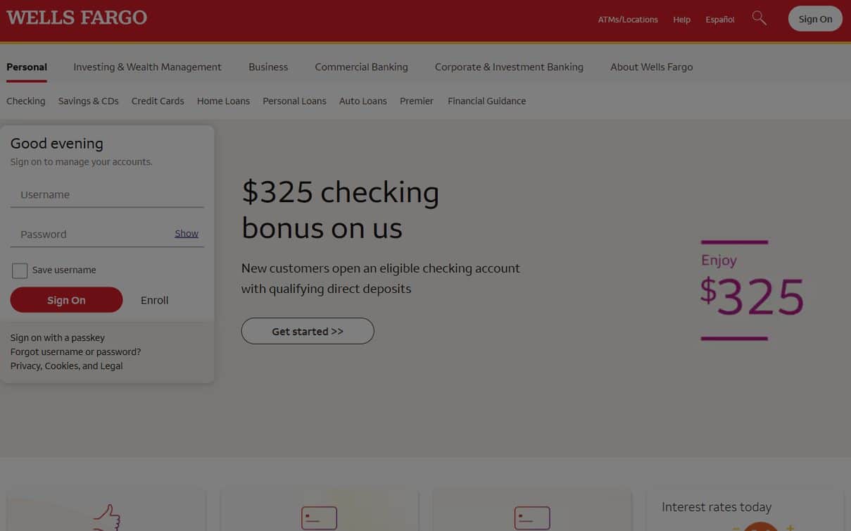 Wells Fargo – wellsfargo.com